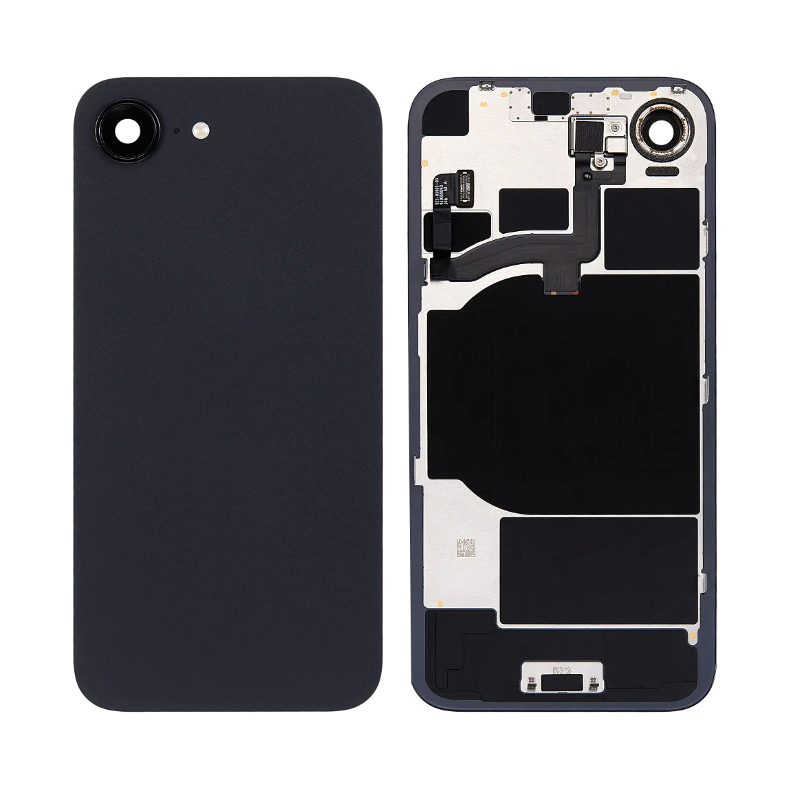 Back Cover And Steel Plate With Wireless Charging Coil Magnet & Flashlight Flex for iPhone 16e